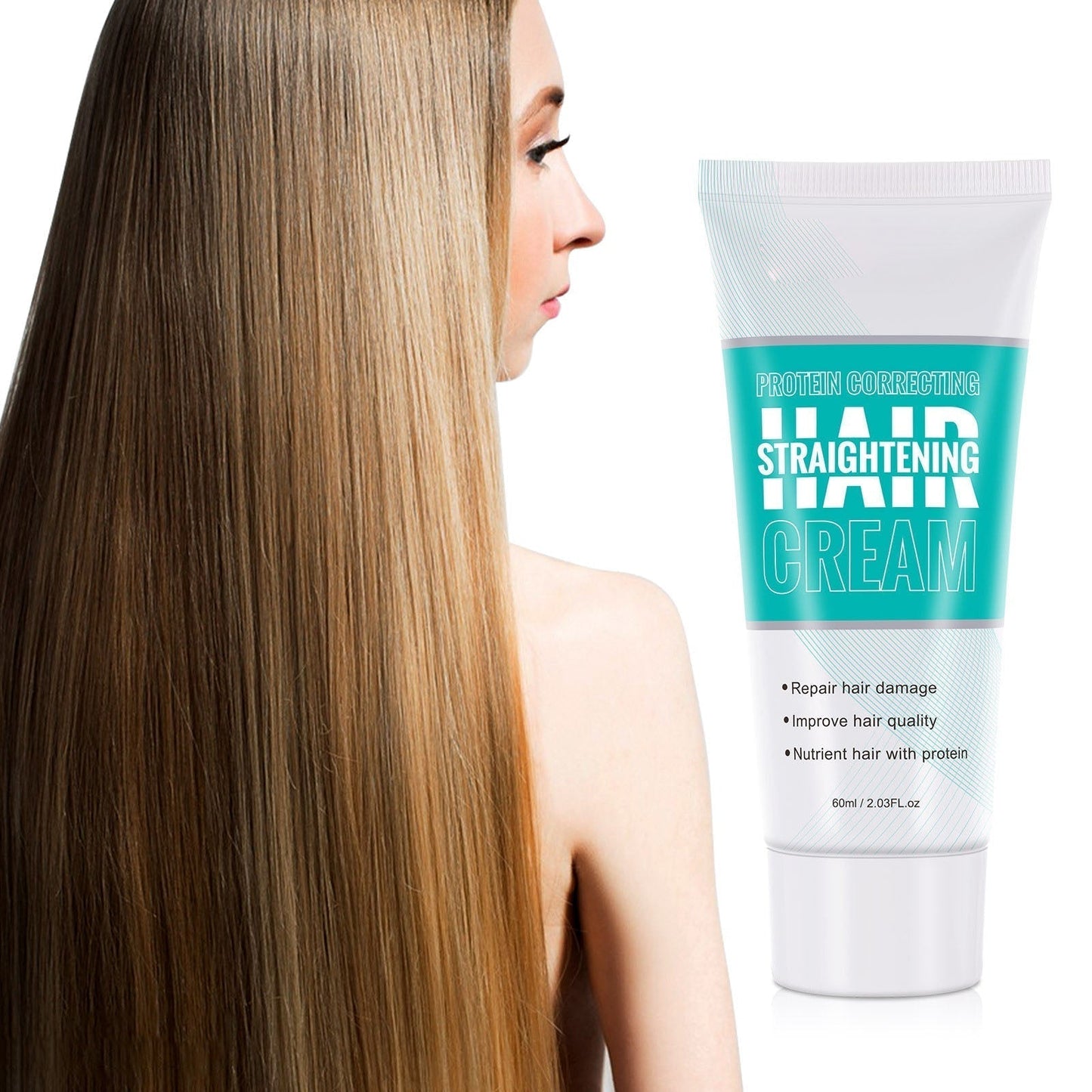 Protein Correcting Hair Straightening Cream(50% OFF)