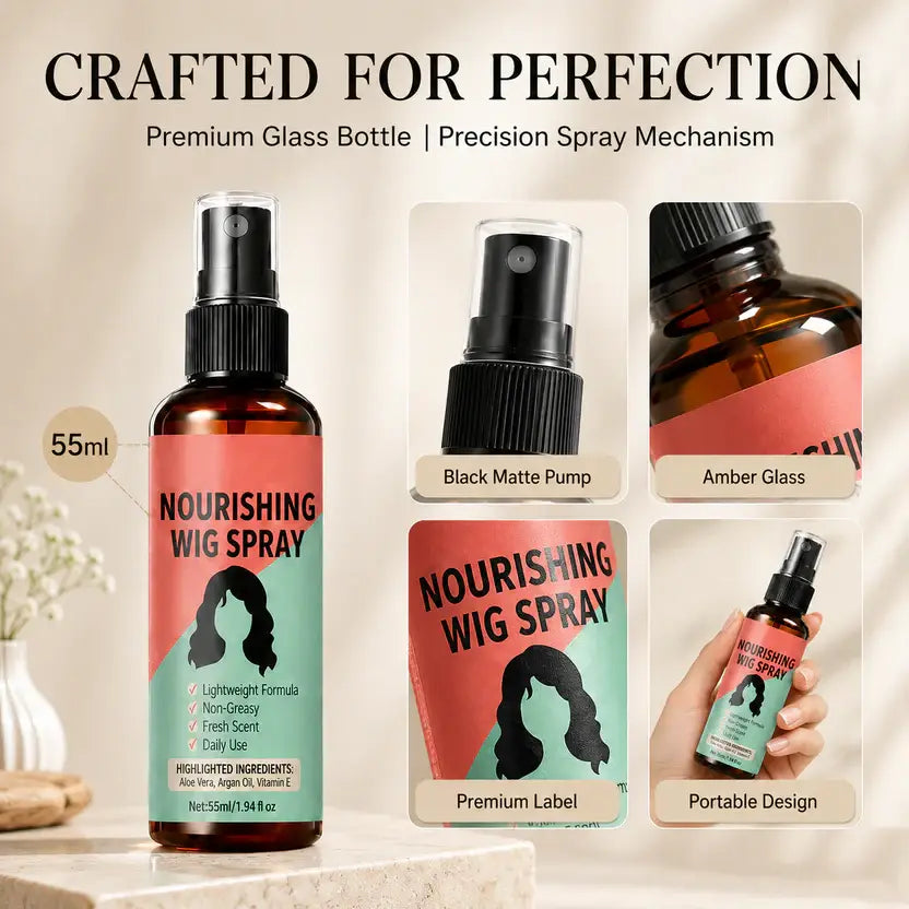 ⏳Limited Time Special Price⏰Lightweight No-Rinse Nourishing Wig Spray