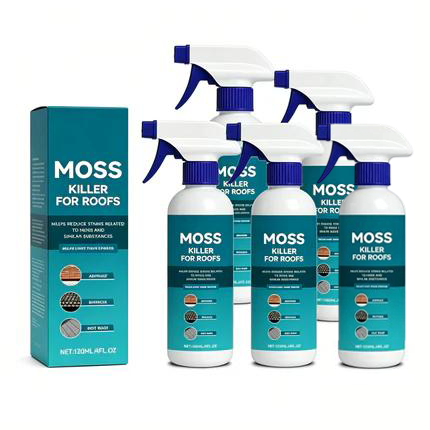 🔥Last Day Promotion - ONLY £9.99!!⚡50K+ SOLD!🏠Multi-Surface Roof Moss & Algae Cleaner Spray