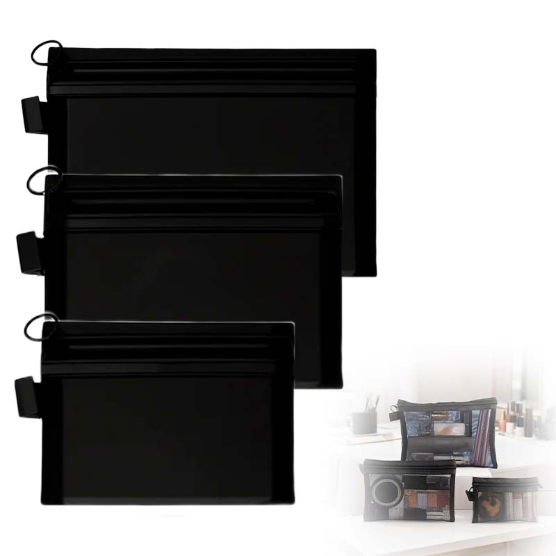 Portable Mesh Cosmetics Storage Bag