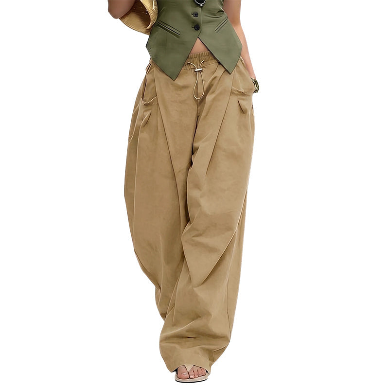 π 50% OFF NOW! π Voluminous Pleated Lantern Trousers β Flowy, Elegant & Wide-Leg β Perfect For A Chic Summer Look Or Formal Occasion β¨