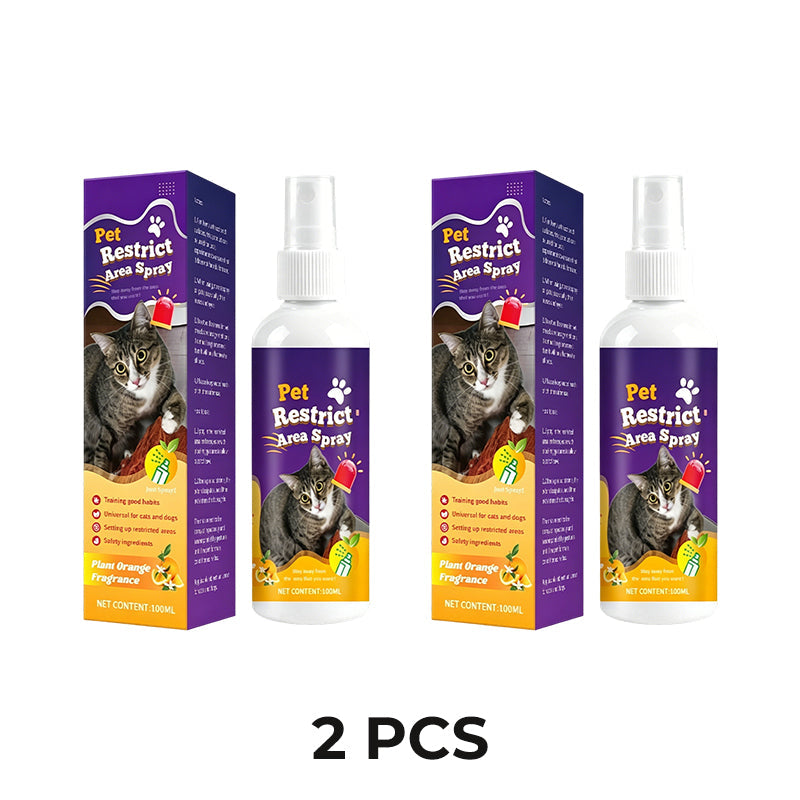 π₯³2026 HOT SALEπ₯³π50K+ SOLD!π±π« 50% OFF! Pet Boundary Spray β Citrus formula, safe around kids. Reusable, effective. Teach boundaries without stress. πβ¨