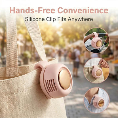 🧣💨50% OFF ! Bladeless Fan – Ultra-Light & 1.5h Fast Charge ⚡🌀