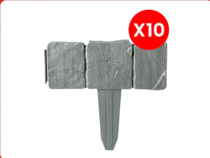 🌿✨Imitation Stone Garden Fence – Realistic Look, Easy Install & Expandable Design