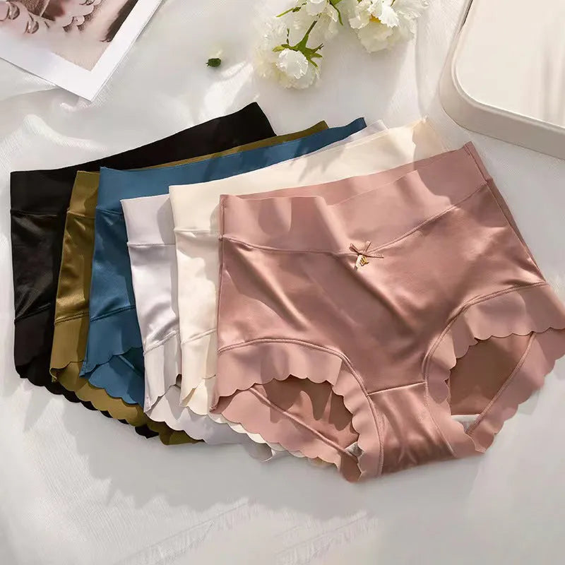 Premium Satin Antibacterial Panties Silky Skin-Loving Comfort • Odor-Control Tech • Moisture-Wicking Magic