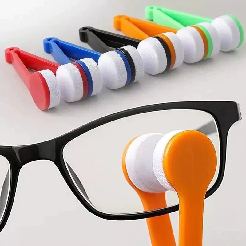 Limpiador de lentes de microfibra 2 en 1