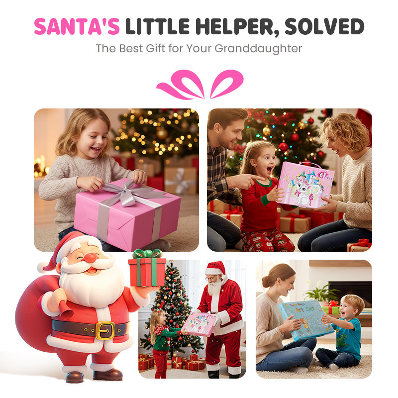📢📢50  % OFF !!✨Deluxe 6-In-1 Art Creativity Set🎁The Best Present For Kids