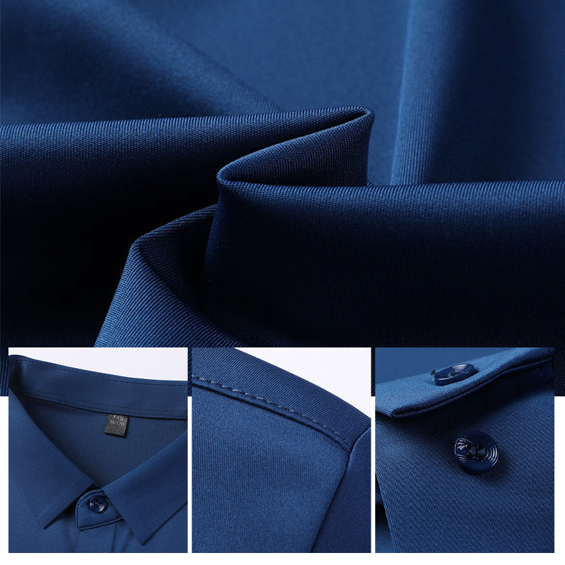 🔥2025 Hot Sale🔥Men's Wrinkle-Free Button-Down Shirt