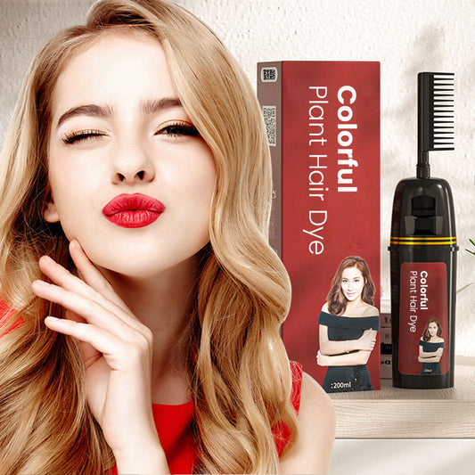 🔥HOT SALE 50% OFF🔥Colorful Plant Hair Dye - With Innovative Comb Applicator