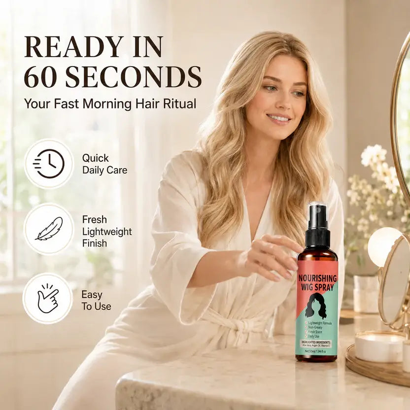⏳Limited Time Special Price⏰Lightweight No-Rinse Nourishing Wig Spray