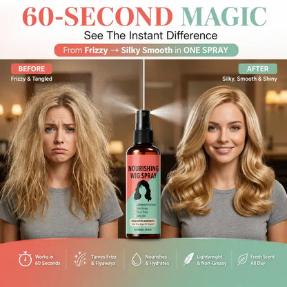 ⏳Limited Time Special Price⏰Lightweight No-Rinse Nourishing Wig Spray