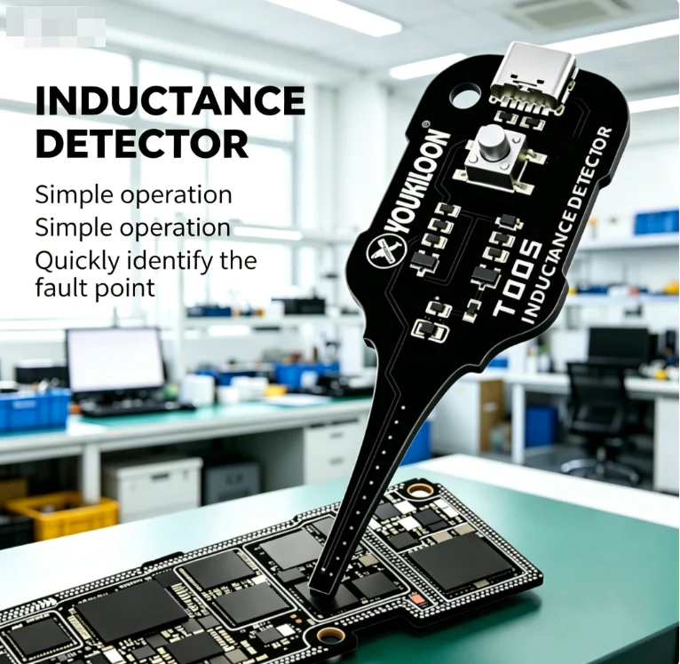 🥳2026 HOT SALE🥳💞50K+ SOLD!💡⚙️ 50% OFF! In-Circuit Inductor Tester – One-button simplicity, clear indicator. Non-contact, rapid diagnosis. A must-have for electronics repair. 📟🕊️