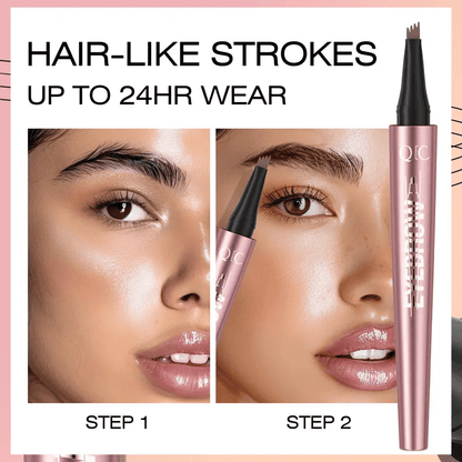 🥳BUY 1 GET 1 FREE 💞50K+ SOLD!💥✨3D Natural-Looking Eyebrow Pencil– 4-prong tip creates natural hair-like strokes. Waterproof, smudge-proof & lasts 24h