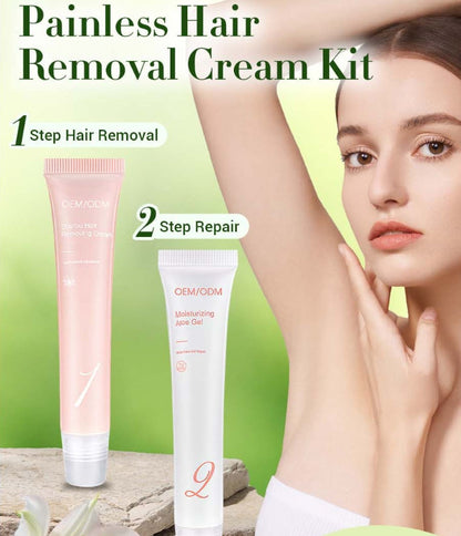 ⚡ LAST DAY PROMOTION - BUY 1 GET 2 FREE⚡Hair Removal Cream Kit for Women💛💛