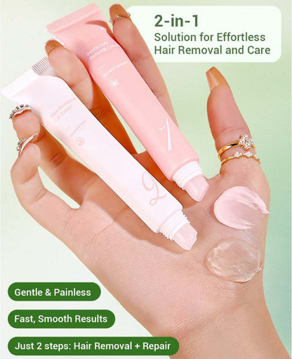 ⚡ LAST DAY PROMOTION - BUY 1 GET 2 FREE⚡Hair Removal Cream Kit for Women💛💛