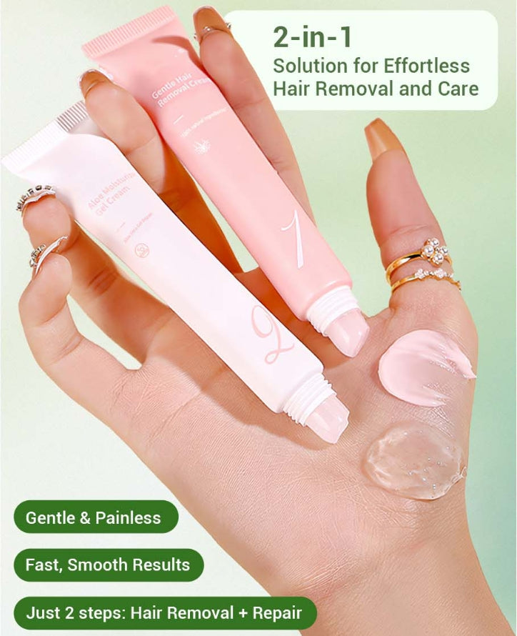 ⚡ LAST DAY PROMOTION - BUY 1 GET 2 FREE⚡Hair Removal Cream Kit for Women💛💛