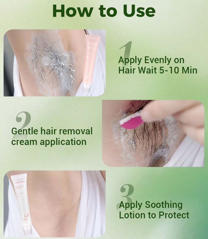 ⚡ LAST DAY PROMOTION - BUY 1 GET 2 FREE⚡Hair Removal Cream Kit for Women💛💛