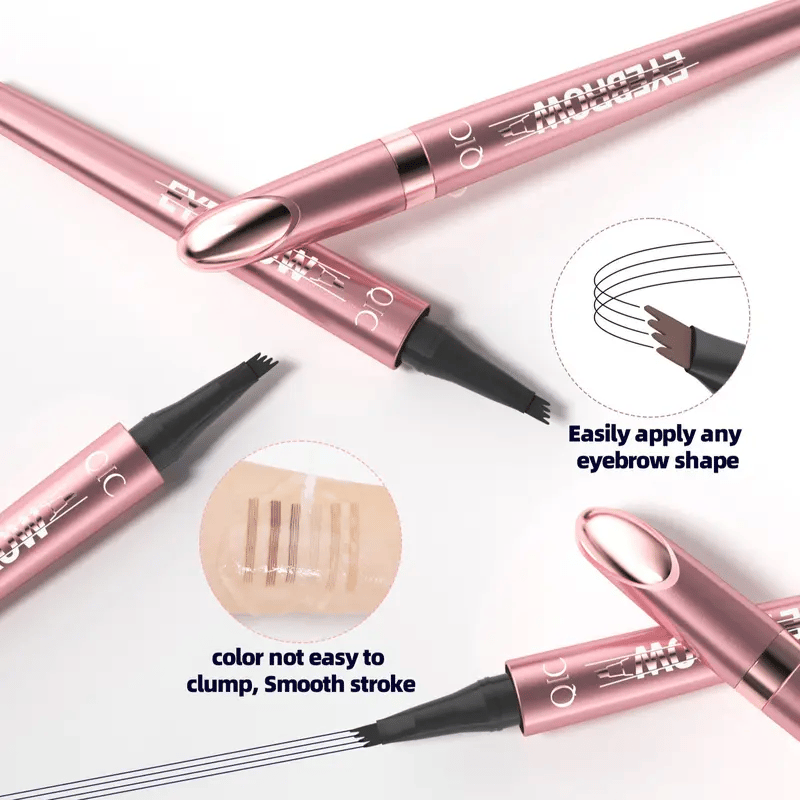 🥳BUY 1 GET 1 FREE 💞50K+ SOLD!💥✨3D Natural-Looking Eyebrow Pencil– 4-prong tip creates natural hair-like strokes. Waterproof, smudge-proof & lasts 24h