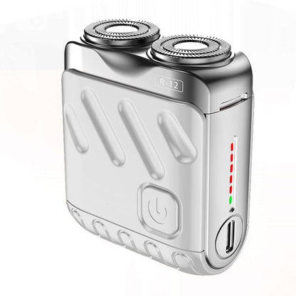🔥2025 New Design 50% Off🔥Mini Electric Rotary Dual Ring Pocket Shaver