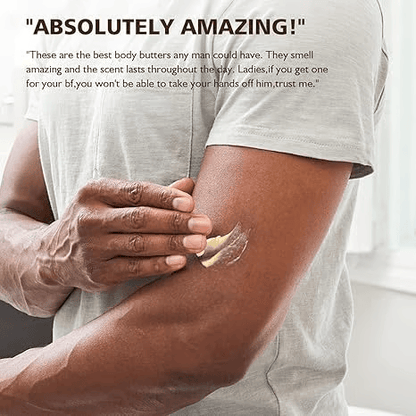 🏆Flash Sale⚡ 100K+ SOLD! Almost Gone💥Crowned Skin King Cologned Body Butter - Warm & Sensual Signature Scent