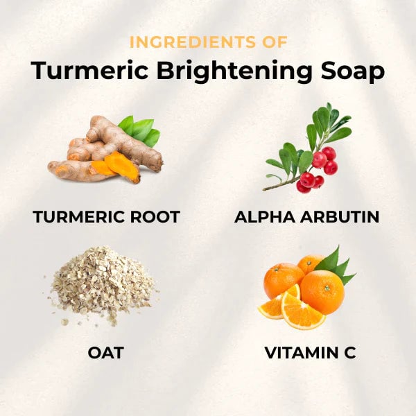 🔥Last Day 49% OFF🏆Turmeric & Kojic Acid Brightening Soap