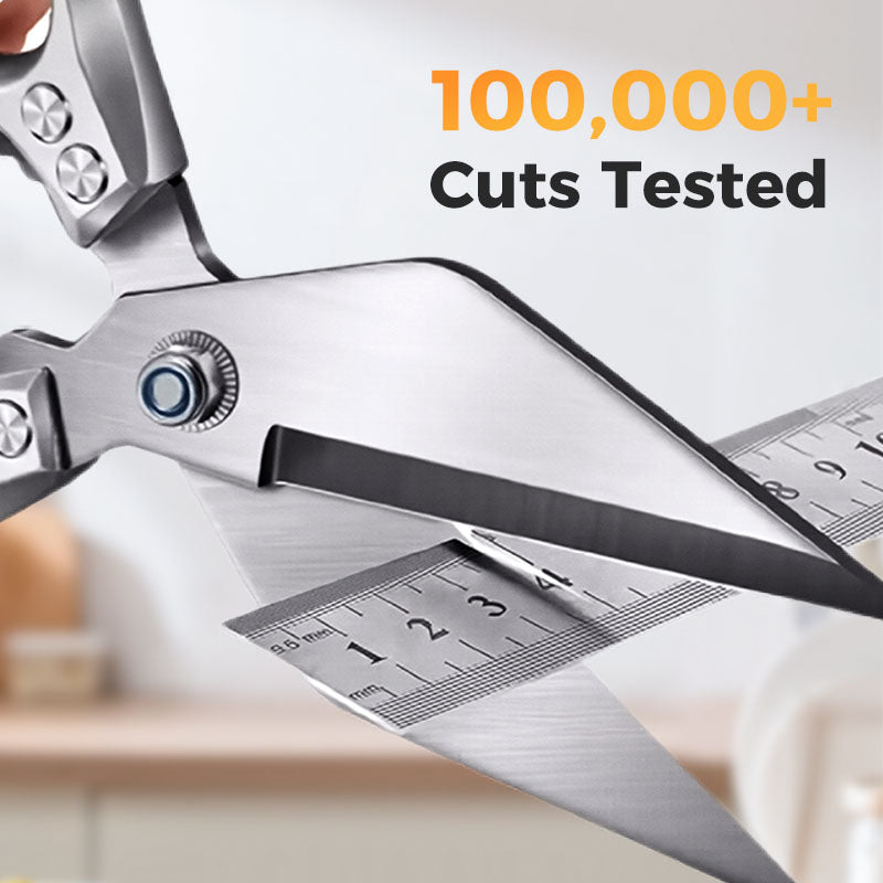 🔥Hot Sale（💥50%OFF）🔥Multifunctional Heavy-Duty Kitchen Shears✂️Bone-Cut Power, Non-Slip Grip🍗