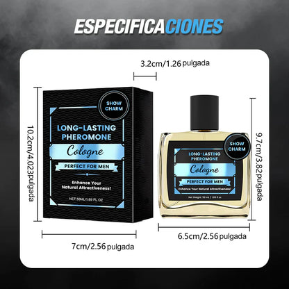 🚀Long-Lasting Pheromone Cologne for Men❤️‍🔥 - “Midnight Ember” Extrait | Oil-Based 30%+, 24-Hour Sillage, Amber-Vanilla-Spice 🌙🔥