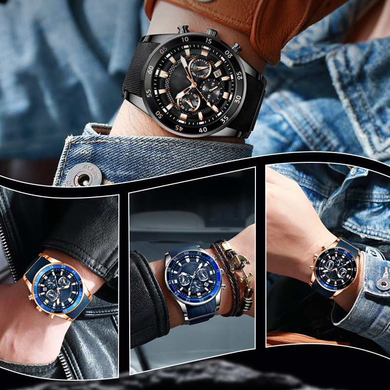 🔥Hot Sale 50% Off🎁Men's Waterproof Multifunctional Quartz Watch