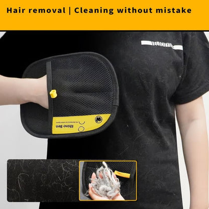 🔥2026 Hot Sale 40% OFF⚡ 50K+ SOLD! 🎁Reusable Electrostatic Pet Hair Removal Glove - Works on Clothes, Couch, Car & All Fabric Surfaces