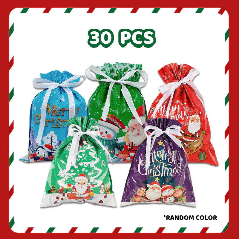 🔥Christmas Sale 49% OFF🎅Drawstring Christmas Gift Bags (Biodegradable)🎁