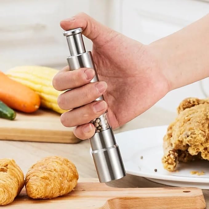 ⚡【Professional Grade】 Salt, Pepper & Spice Grinder⚡| Refillable Glass Chambers (Buy 2 Get 1 FREE)