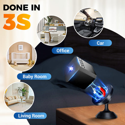 📹 50% OFF NOW! 🌙 Mini Smart HD Security Camera – Night Vision, Motion Detection & Two-Way Audio 🔒