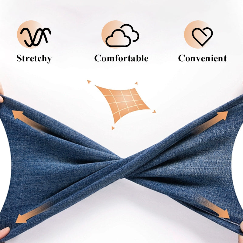 Hot Sale 49% Off👖Tummy Control High-Stretch Jeans - Smooth Waist Panel, Butt-Contouring Pockets, Soft Feel 🍑
