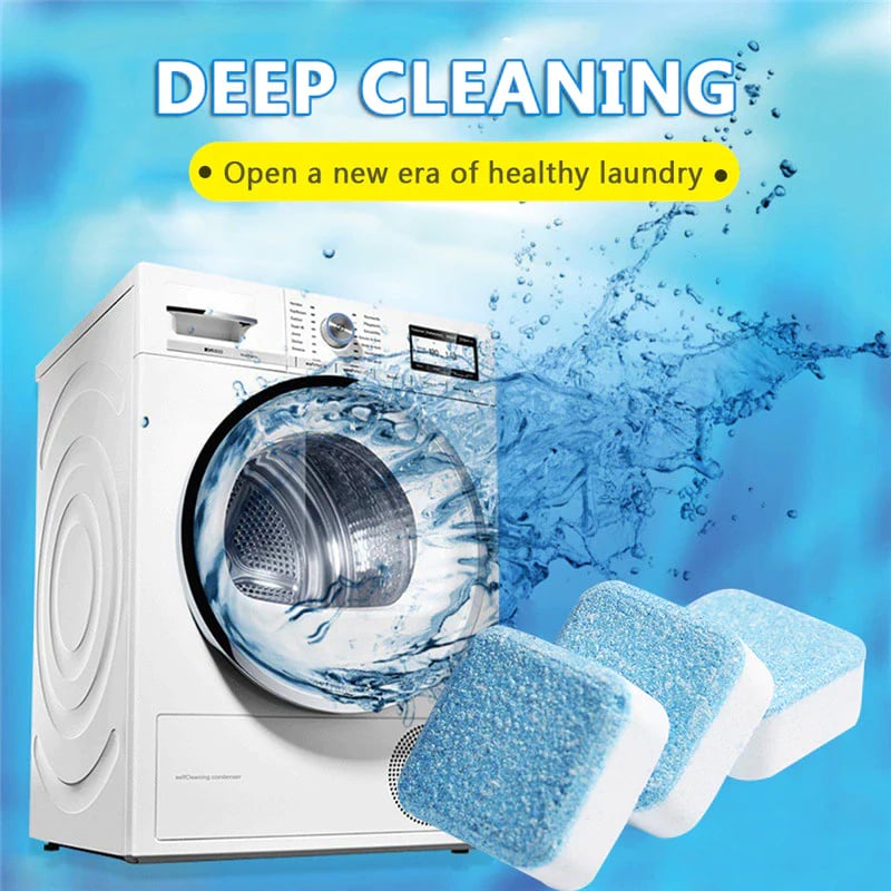 🔥Solange der Vorrat reicht 50 % Rabatt!🎉Washing Machine Deep Cleaner Tablets ( Buy 1 Get 1 FREE )