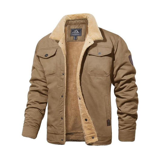 🎄☀️Warm the Whole Winter!🧥Men's Retro Western Winter Fleece Jacket