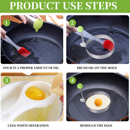 🔥Last Day Sale 49%🔥🎁Stainless Steel Fried Egg Molds