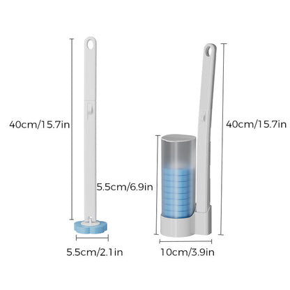 🚽 Disposable Toilet Cleaning System⚡– Hygienic One-Click Cleaning, No Residue Left, Easy to Use & Disposable 🧼