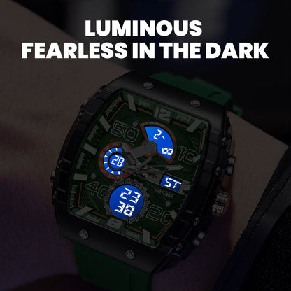⚡LED Backlight+Stopwatch Technique💥Smael Technology Style Digital Watch