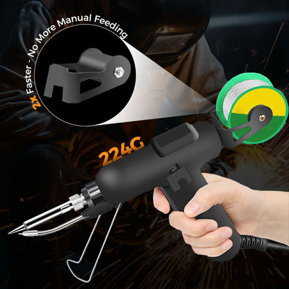 💥Time-limited Special⌛ High-efficient 80W Electric Sodering Iron（with Stainless steel solder wire）