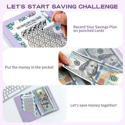 🔥LAST DAY SALE $9.99!!⚡50K+ SOLD!💝Savings Challenges Book with Envelopes💸