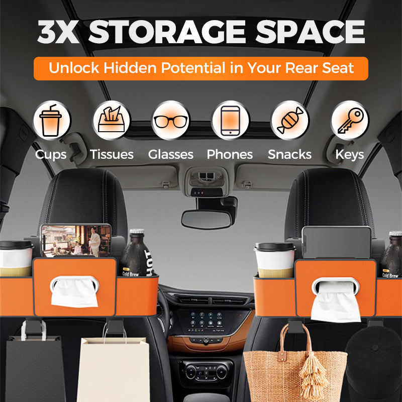 🎒 50% OFF NOW! 🚗 Car Seat Back Storage Bag – Waterproof, Multi-Pocket Design & Universal Fit ✨