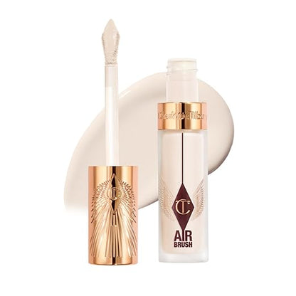 💝Charlotte Tilbury AIRbrush Flawless Blur Concealer - Longwear Concealer for Dark Circles, Blemishes, Redness & More - Hydrating, Crease-Proof & Full Coverage with a Natural Matte Finish
