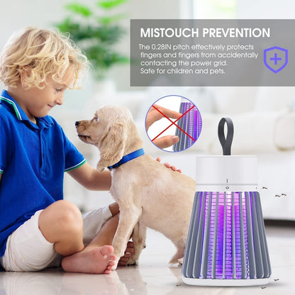 🔥2026 Hot Sale 🦟USB/Rechargeable Portable Mosquito & Fly Trap Lamp for Indoor & Outdoor