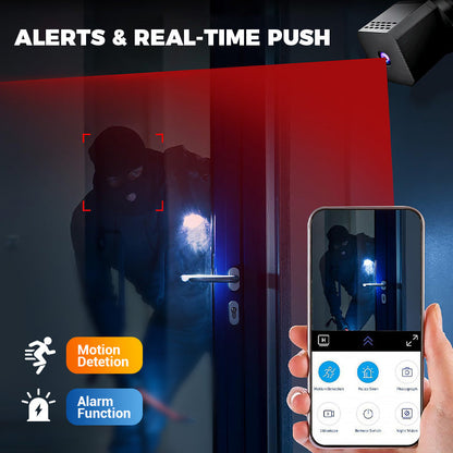 📹 50% OFF NOW! 🌙 Mini Smart HD Security Camera – Night Vision, Motion Detection & Two-Way Audio 🔒