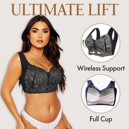 🌿【SECOND SKIN】CLOUD LIFT BRA SET | 3-Pack Seamless & Wire-Free | Non-Slip Grips & Breathable