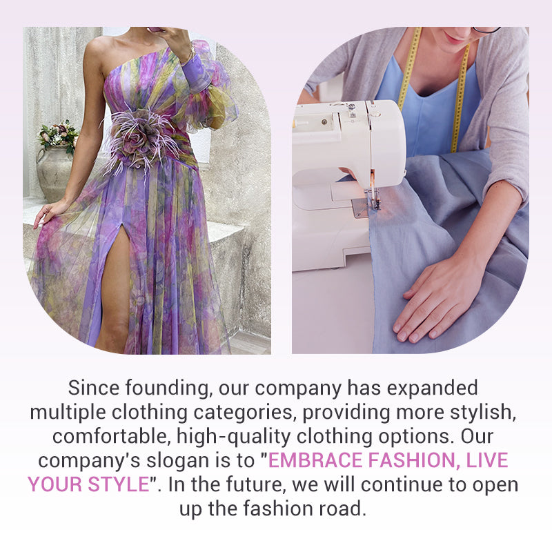 ✨【Slimming Wizard】Colorblock Mirage Dress ✨ | Diagonal Seam Illusion | Arm-Covering Flutter Sleeves | Back Zipper for Perfect Fit