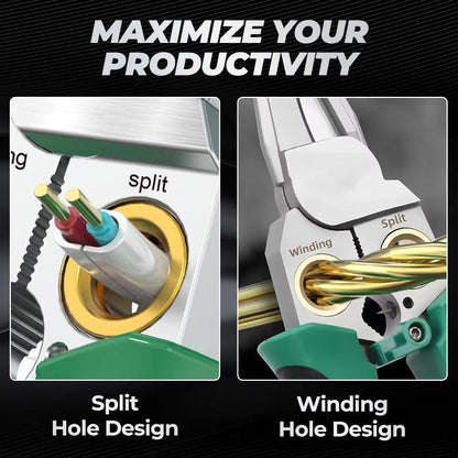 🔥LAST DAY PROMOTION - 50%OFF🔥8-in-1 Multi-Functional Wire Stripper Scissors With Electrical Test