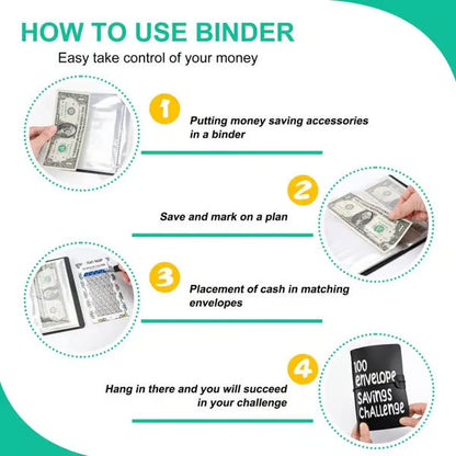 🔥LAST DAY SALE $9.99!!⚡50K+ SOLD!💝Savings Challenges Book with Envelopes💸