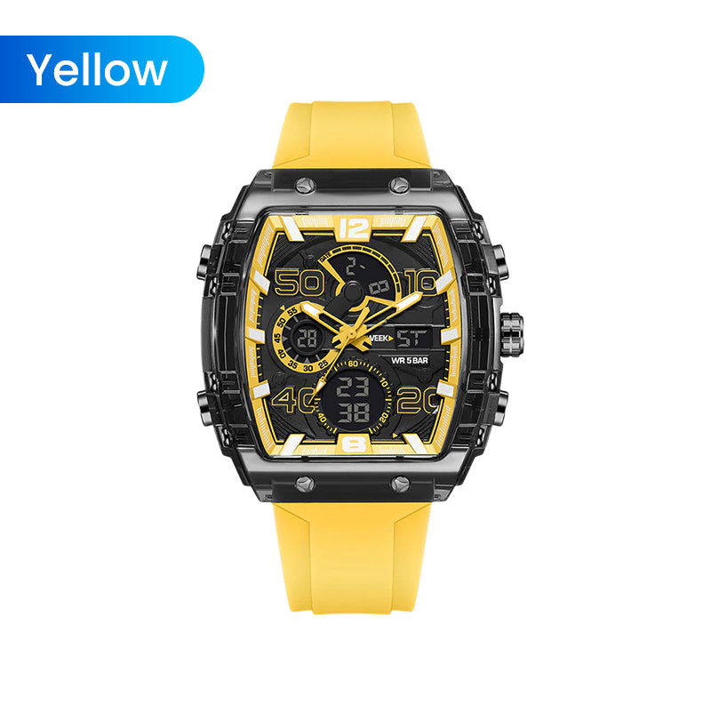 ⚡LED Backlight+Stopwatch Technique💥Smael Technology Style Digital Watch
