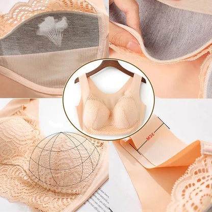 🌿【SECOND SKIN】CLOUD LIFT BRA SET | 3-Pack Seamless & Wire-Free | Non-Slip Grips & Breathable